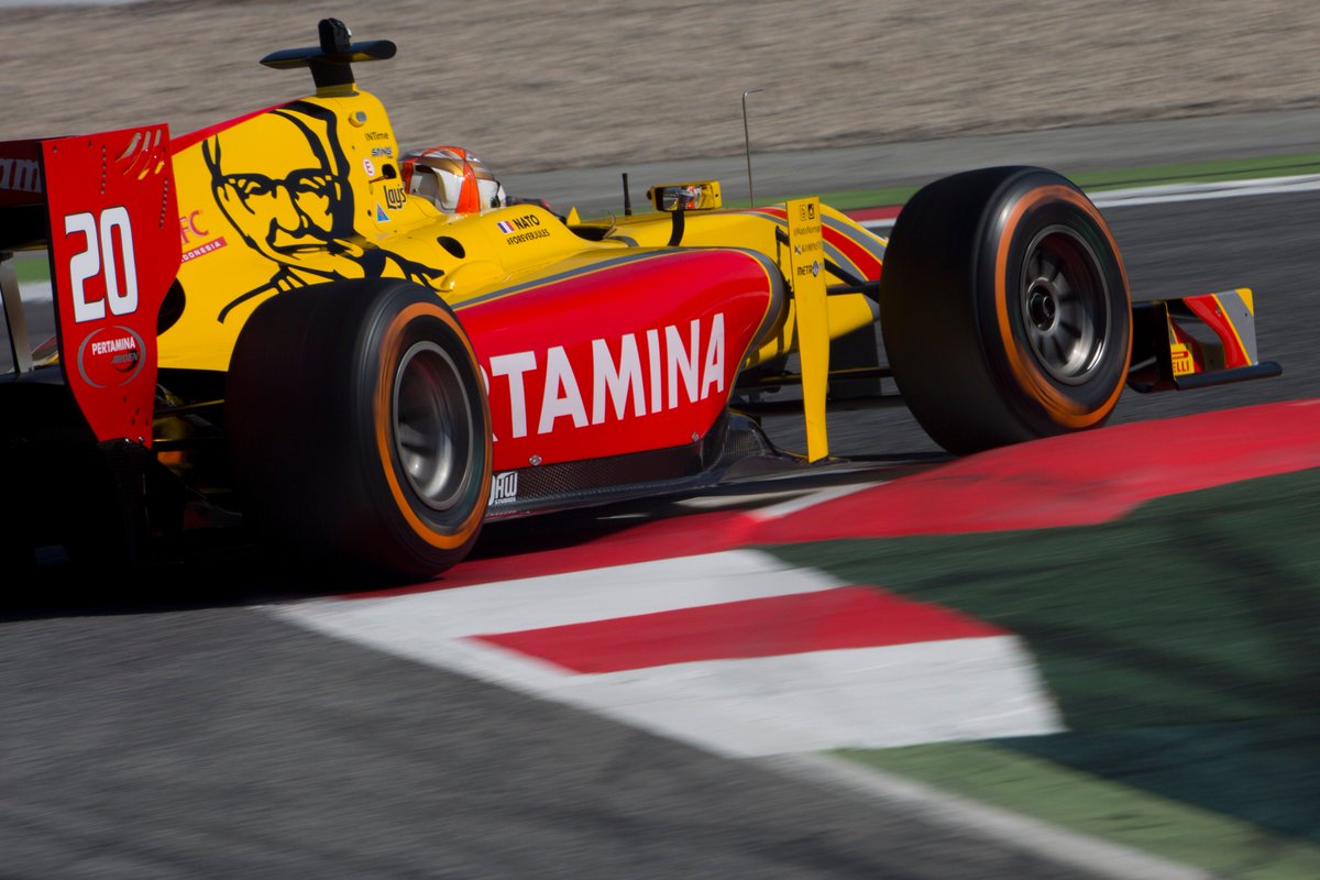 fia's tweet photo. #F2 Here is the update of our @FIA_F2 pre-season testing album following yesterday's session at @Circuitcat_eng >> https://t.co/Ne329EaieN https://t.co/YuzzBgr6Vt