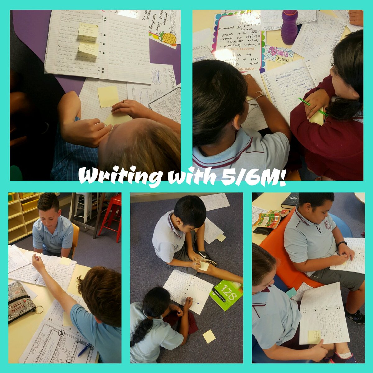 melbrinky's tweet photo. 5/6M begun #writinggroups with #differentiatedLISC this week. Today we gave #feedback to our peers and got some ideas for #improvement 😊 https://t.co/cp49zWjtMa
