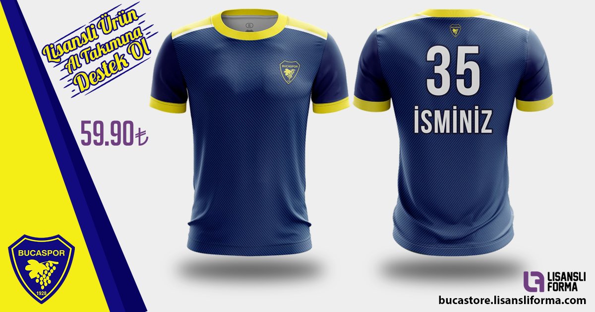 BucaStore's tweet photo. Haydi Bucalı;
Lisanslı Ürün Al,
Takımına Destek Ol!
#Bucaspor #Bucasportaraftarı #ForzaBuca #Bucasporlular #Poşulular #İzmir https://t.co/7GoFRHTLYW