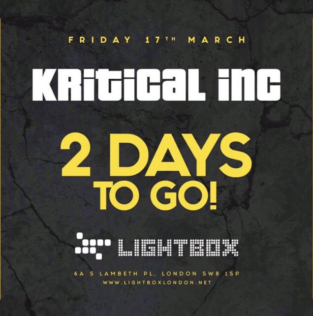 Jpanter10's tweet photo. FRIDAY 17th MARCH! NOT ONE TO BE MISSED 💃🏻💃🏻 @KriticalInc @Harry_King16 @LukeSlattery @HarryCrowe https://t.co/SEjqfBFvml