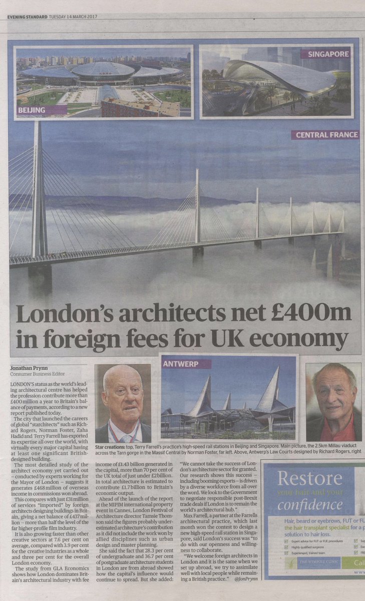 ING Media (@ingmedia) on Twitter photo Report to be launched at #MIPIM <a href="/MIPIMWorld/">MIPIM</a> today by <a href="/LFArchitecture/">London Festival of Architecture</a> shows London's architects contribute £468m to UK economy <a href="/standardnews/">Standard News</a> Report to be launched at #MIPIM <a href="/MIPIMWorld/">MIPIM</a> today by <a href="/LFArchitecture/">London Festival of Architecture</a> shows London's architects contribute £468m to UK economy <a href="/standardnews/">Standard News</a>
