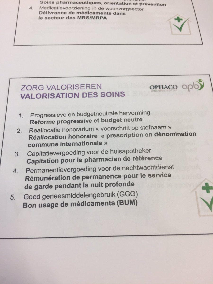's tweet image. #huisapotheker #correcte vergoeding @maggiedeblock @LievenZwaenepoe