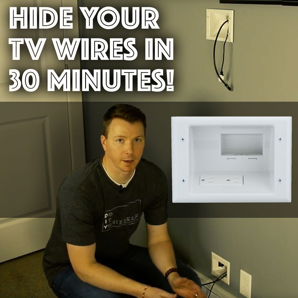 LRN2DIY's tweet image. Learn how to Hide Your TV Wires and add an outlet in just 30 minutes with #DataCommE #diy #diynils #ad ow.ly/t6Wr309VYLz