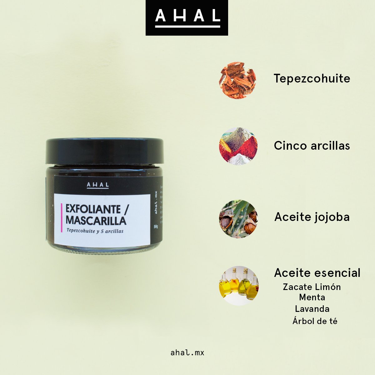 ¿Has escuchado hablar de la regeneración celular? Este es uno de los atributos de la mascarilla de tepezcohuite. #AHAL #skincare #COSMETICS