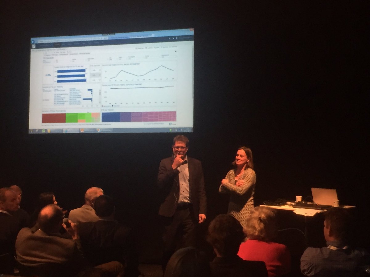 Net een inspirerende presentatie bijgewoond van Rijnstate op zorg&amp;ict over de grote uitrol en waarde van Tableau.