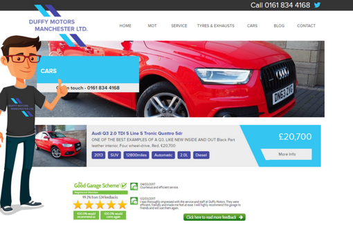 DuffyMotors's tweet photo. Check out our new Duffy Cars section. You might like what you see!
#Audi #DuffyCars #AudiQuattro #AudiQ3 #ManchesterGarage #Manchester #MOT https://t.co/ZkaYo3iO1E