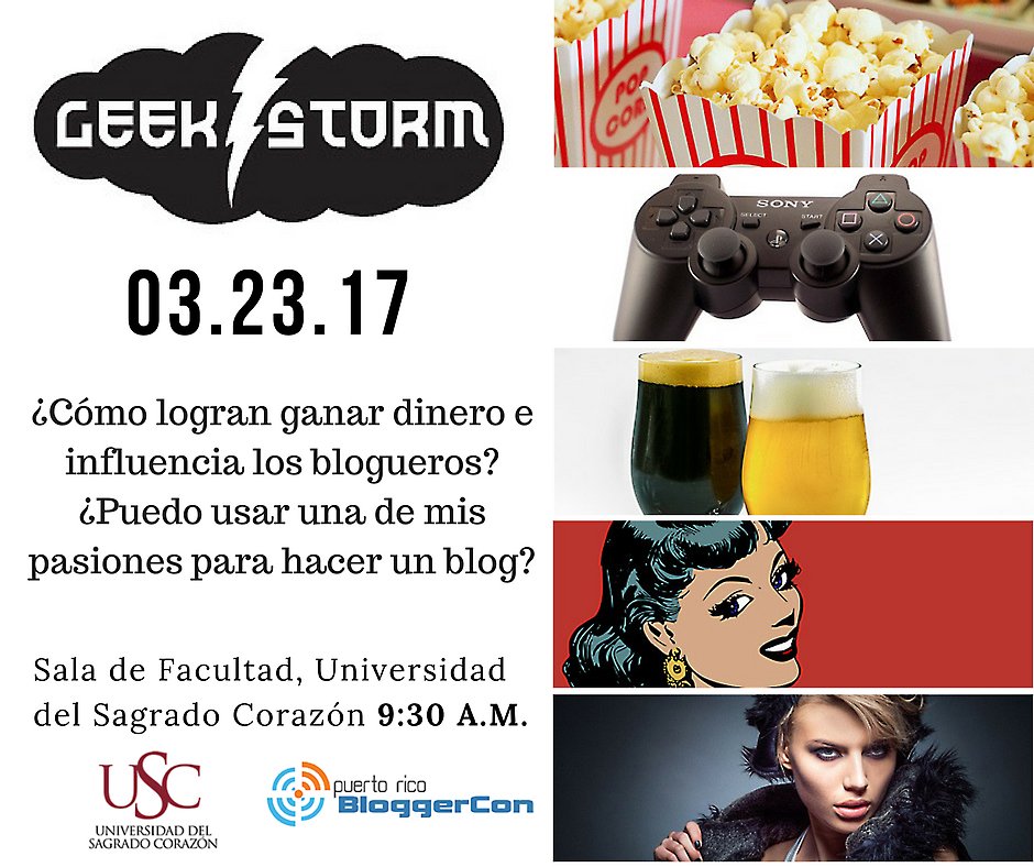 josehernandezpr's tweet photo. Hola Geeks!, los invito a #Geekstorm, el nuevo evento de @prbloggercon : https://t.co/fnEfn74PxY https://t.co/oJ1RnjOUcz