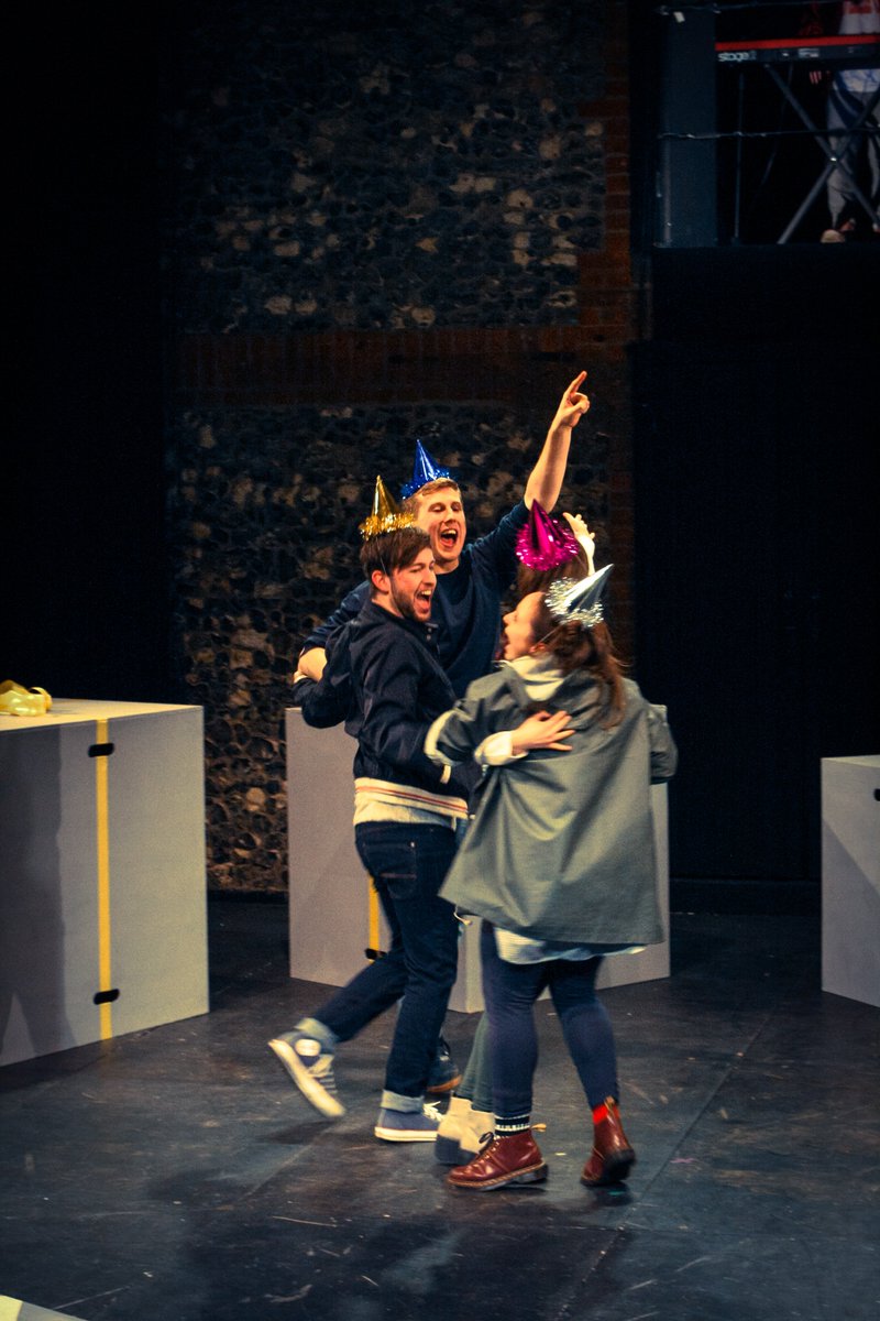EdTheakston's tweet photo. With my favourite people at @DebutFestival last month, ft.@PotterandWagner's LEAF, @TuffLuckTheatre's BIRTHDAY and @wearekilter's THE WAVES. https://t.co/RnOTZFiLlr