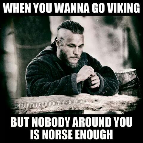 || I want to RP with some vikings ;_; The more the better. 
🍺 for every viking who volunteers...