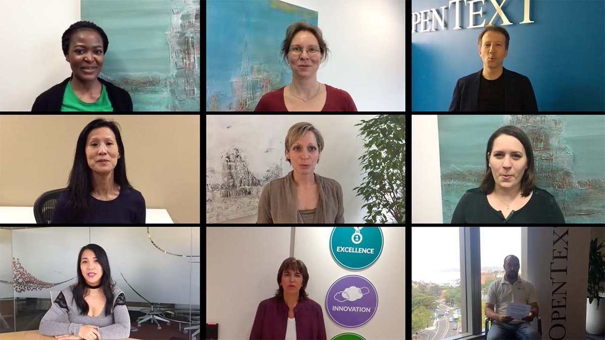 OpenText's tweet photo. How does diversity make #OpenText the best place to work? #BeBoldForChange #WeAreOpenText [Video] https://t.co/FzMnDbgTUd https://t.co/fWwdHFrVZ7