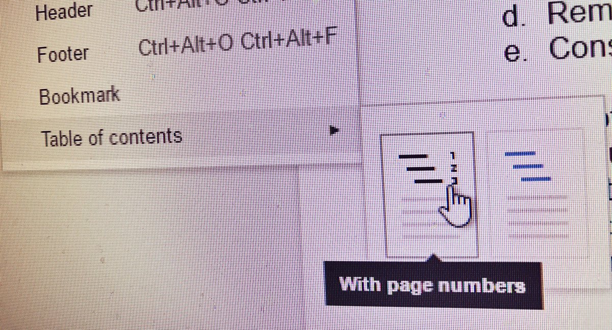 YorkshireTechy's tweet image. Okay I use #GoogleDocs every day and I&apos;ve only just realised they finally added #pagenumbers in #tableofcontents yey! #happybunny :)