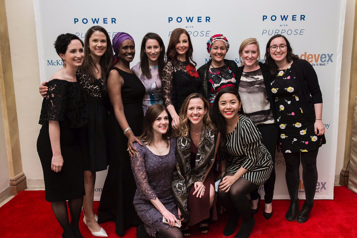 Last night, I let the secret out. It's the women of @devex who really run the show. #PowerWithPurpose #Leadership #WomensHistoryMonth