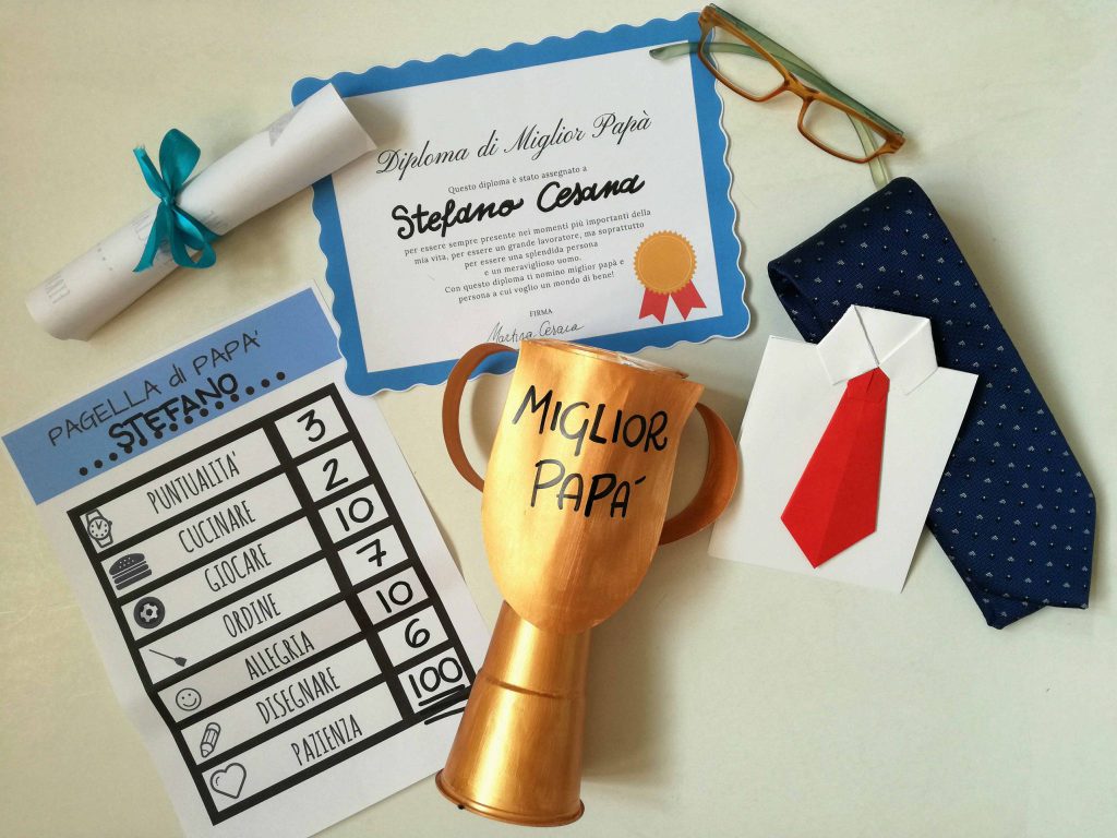 Lavoretti creativi per la Festa del Papà sirenamancata.com/2017/03/15/lav…