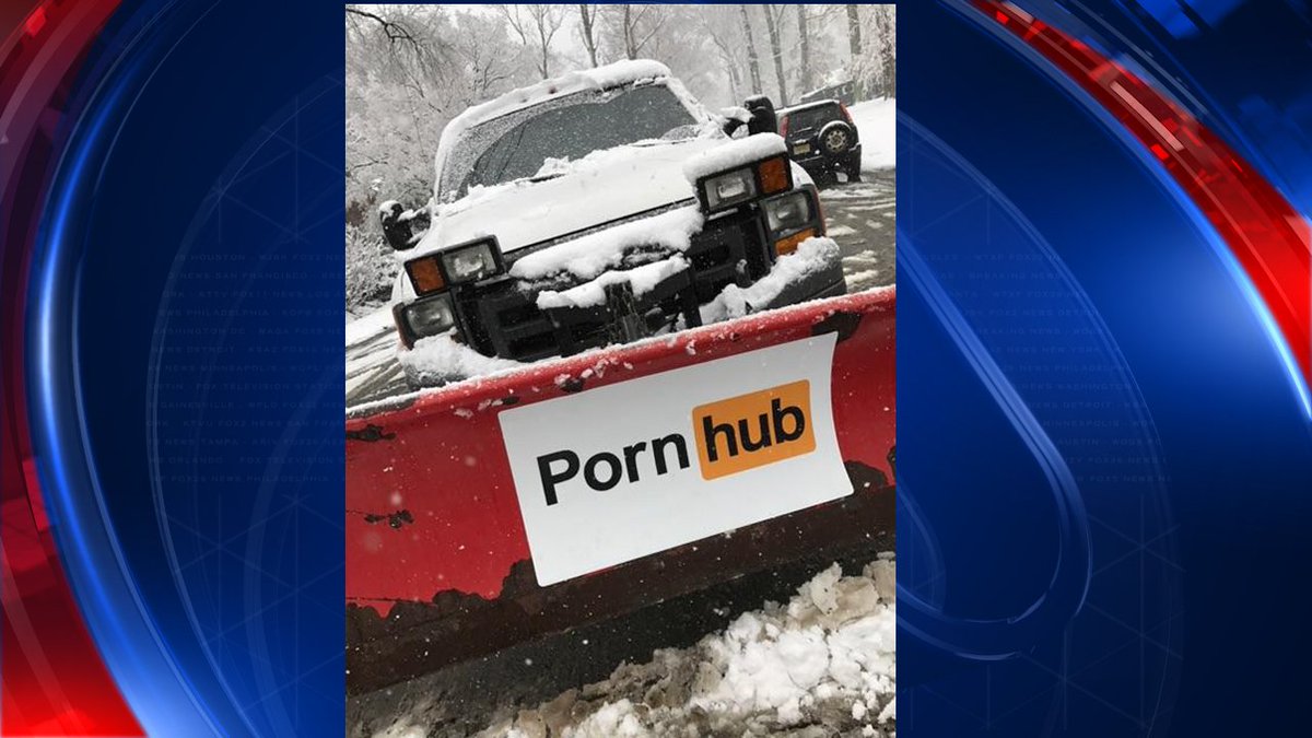 FOX10Phoenix's tweet photo. Pornhub plows Boston, NYC streets for free during East Coast snowstorm https://t.co/cljG2Q9E0k https://t.co/QsRlrTDDqZ