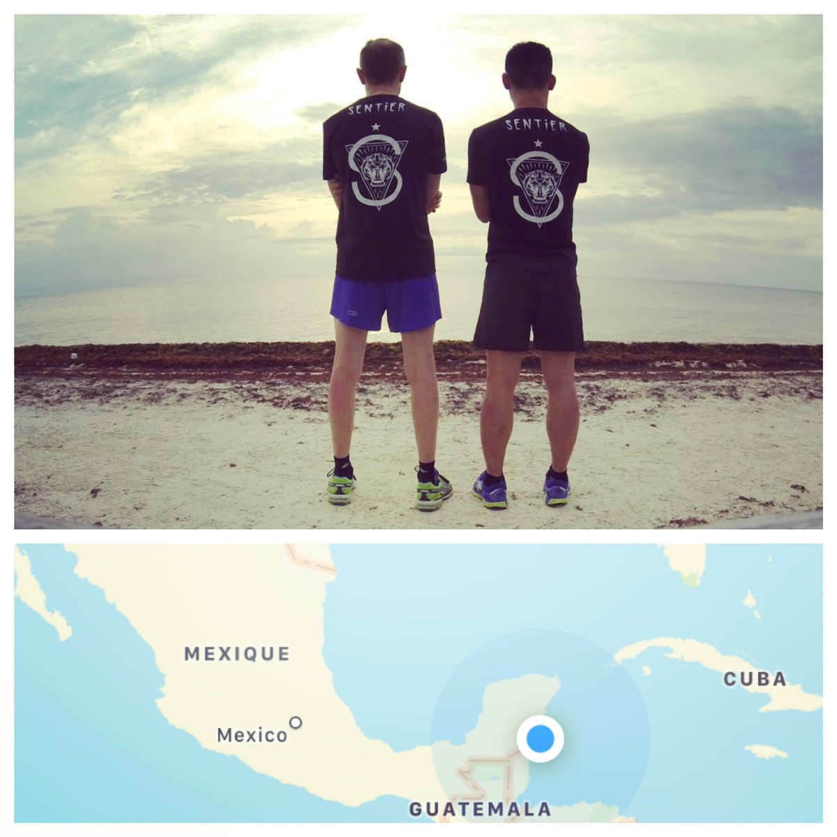 SBOISJOT's tweet photo. Même au bout du monde... on est qui? #whyirunsentier https://t.co/0uCSE7fpxf