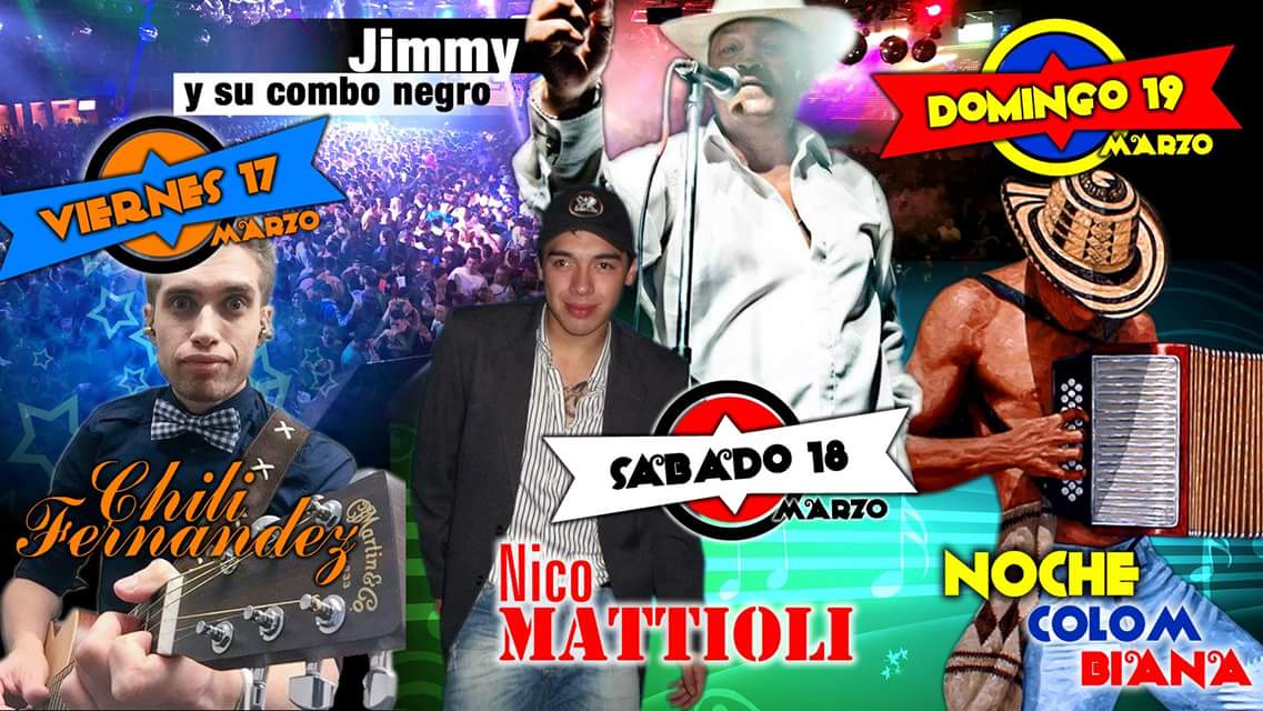 YeeBermudez's tweet photo. Sabado 18  @nicomattioli17 
•Club 17  unidos 
•Tropitango Bailable 
•quincho De Jose C paz
•tornado de J c Paz
•latino Once 
•Chankanab https://t.co/Oz2Kq9vK3N