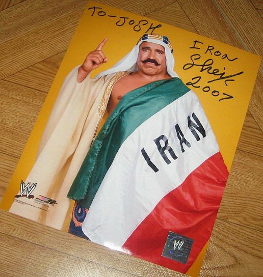 JWsWrestlingMem's tweet photo. Happy Birthday to #TheIronSheik! #IranNumberOne #CameraManZoom #GeneMean #CamelClutch #WWEHOF https://t.co/ejC2lHxu4R https://t.co/Fx8wSsCG3F