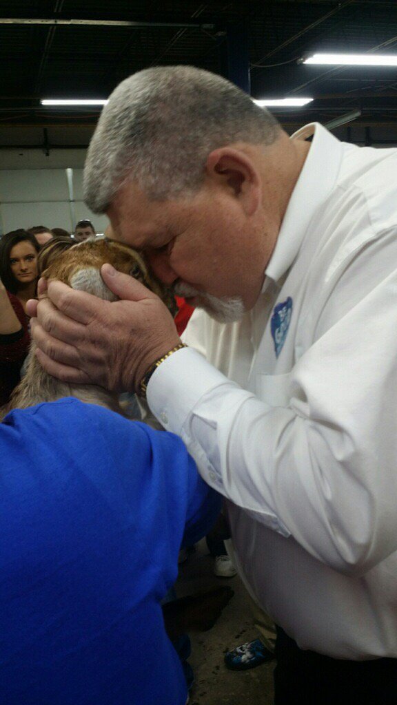 scareercenter's tweet photo. HOSA raised $827.44 for disability awareness with a kiss the goat contest.  We have the best students in Indiana! https://t.co/Ye6cUQnUWW