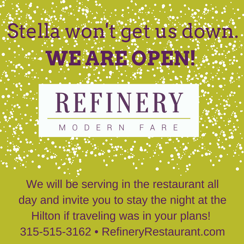 RefineryModern's tweet photo. #WinterStormStella won't keep us down! https://t.co/21Pf2IVdWd