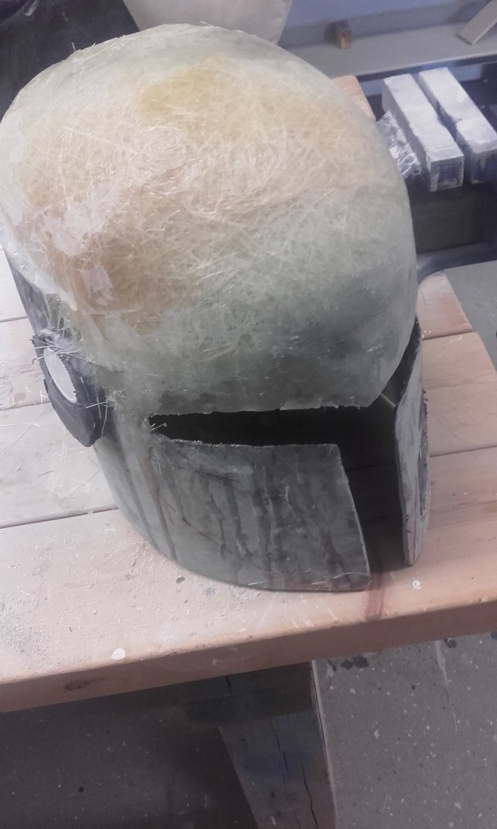 swedishfanboy's tweet photo. Done for today. Better shape on rhe dome now. #sabinewren #cosplay #swedishfanboy https://t.co/hmWu3VTtBR