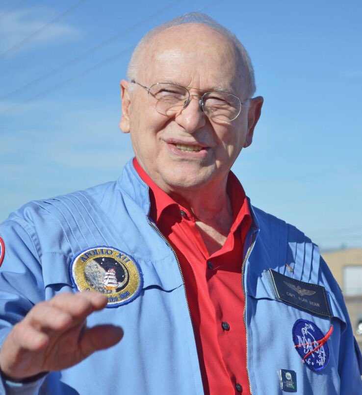 Happy birthday to Alan Bean! The fourth man to walk on the moon     