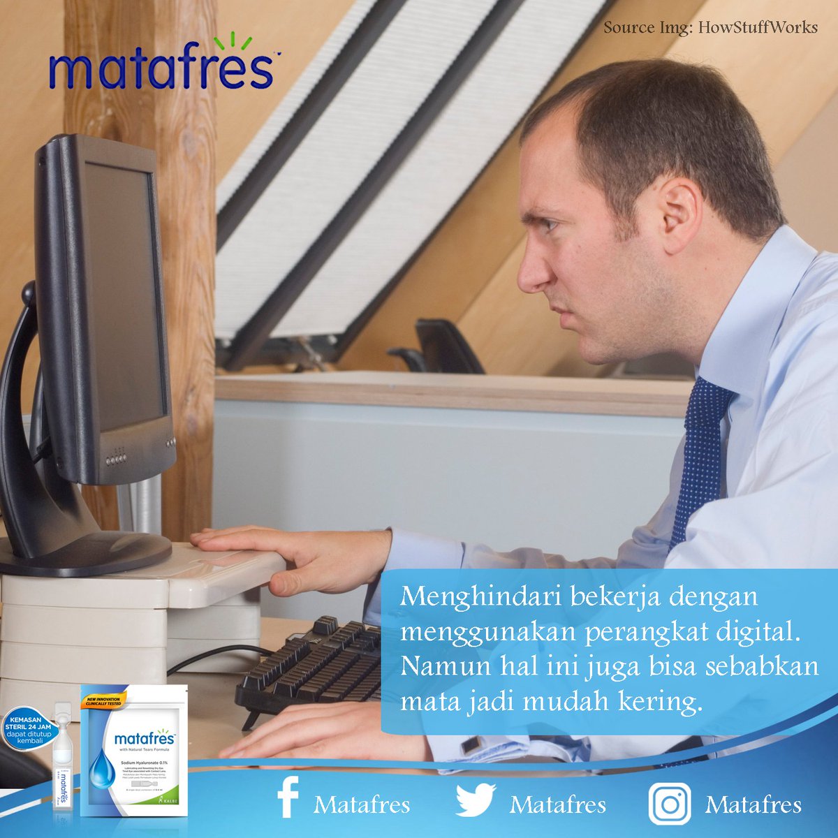 matafres's tweet photo. Oleh karena itu Sobat harus selalu sedia Matafres untuk membasahi mata kering yaa :) #MatafresTips #Matafres #SolusiMataJadiLebihFresh https://t.co/MFpAh6WWND