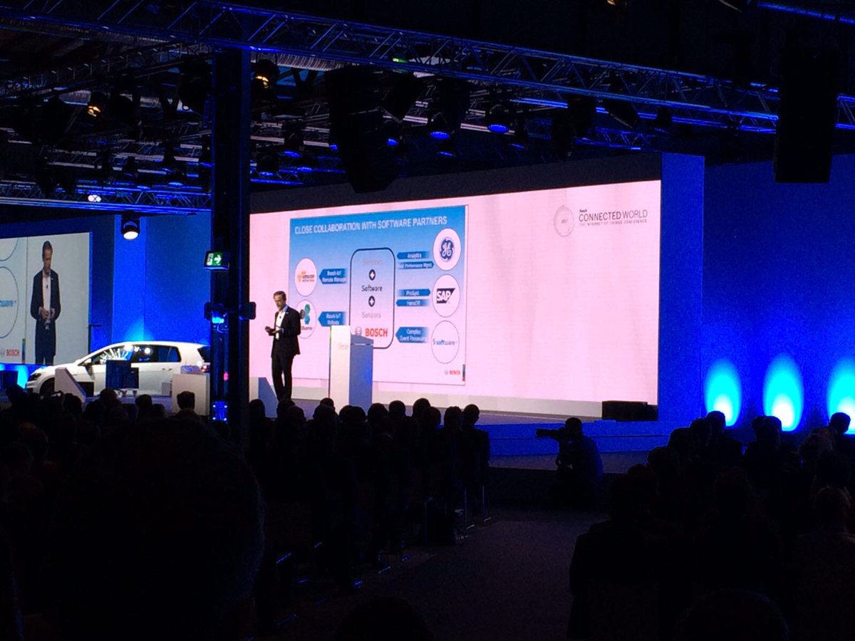 SoftwareAG_D's tweet image. Erste Eindrücke von der Opening Keynote auf der #BCW17. Wir sind stolze #ComplexEventProcessing Partner von @BoschSI