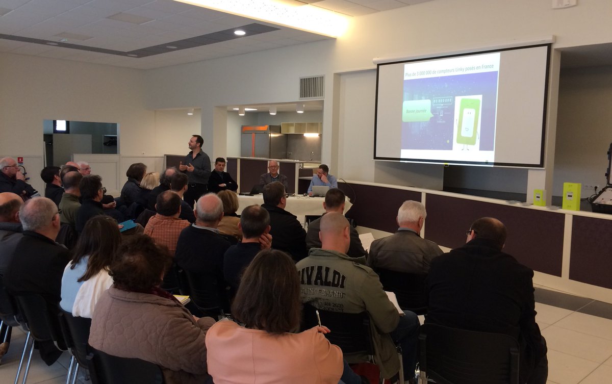 Échanges avec les élus #Ardennes sur #Linky et sur les mythes et réalités @CompteurLinky #Smartgrid #Enr à Tagnon par <a href="/enedis_car/">Enedis en Champagne-Ardenne</a> <a href="/stal67/">Stéphane Allain</a>