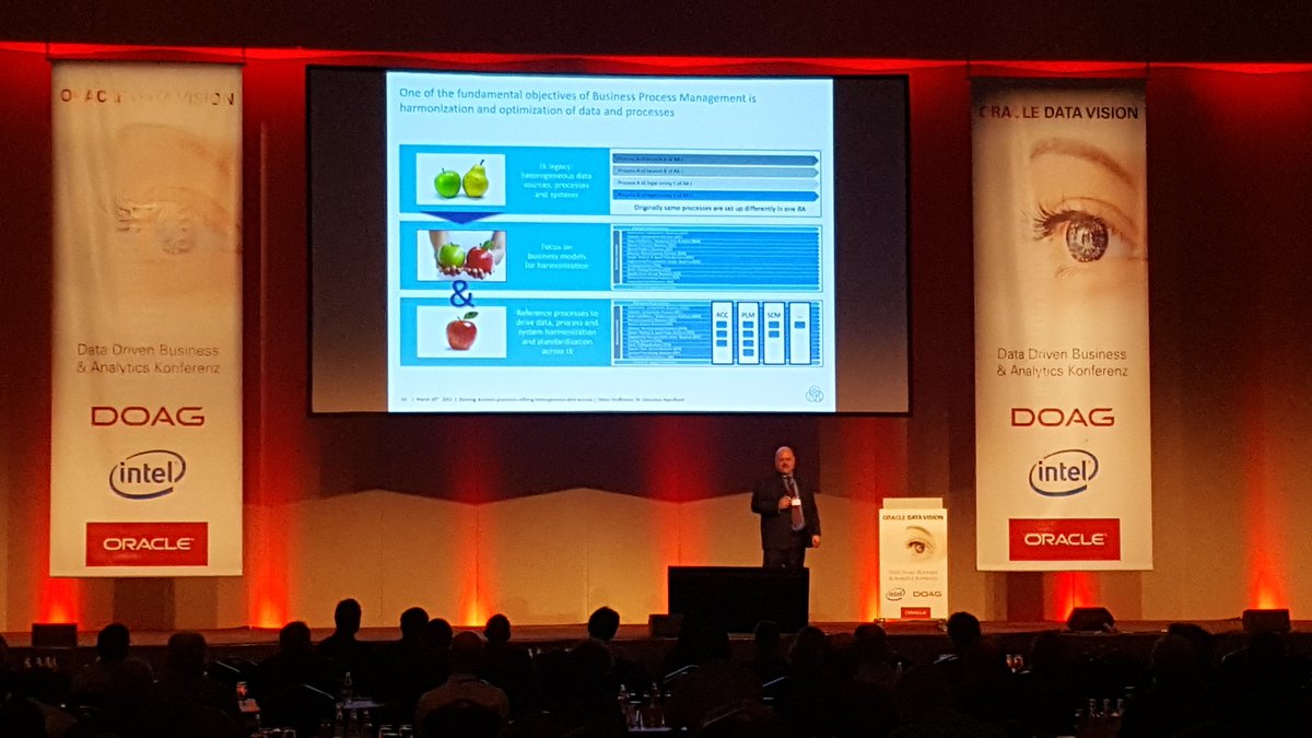 LeitnerSabine's tweet photo. Sebastian Appelhans von ThyssenKrupp spricht über automatisiertes Testen von DWH Daten #OracleDataVision https://t.co/0423vrc2zx