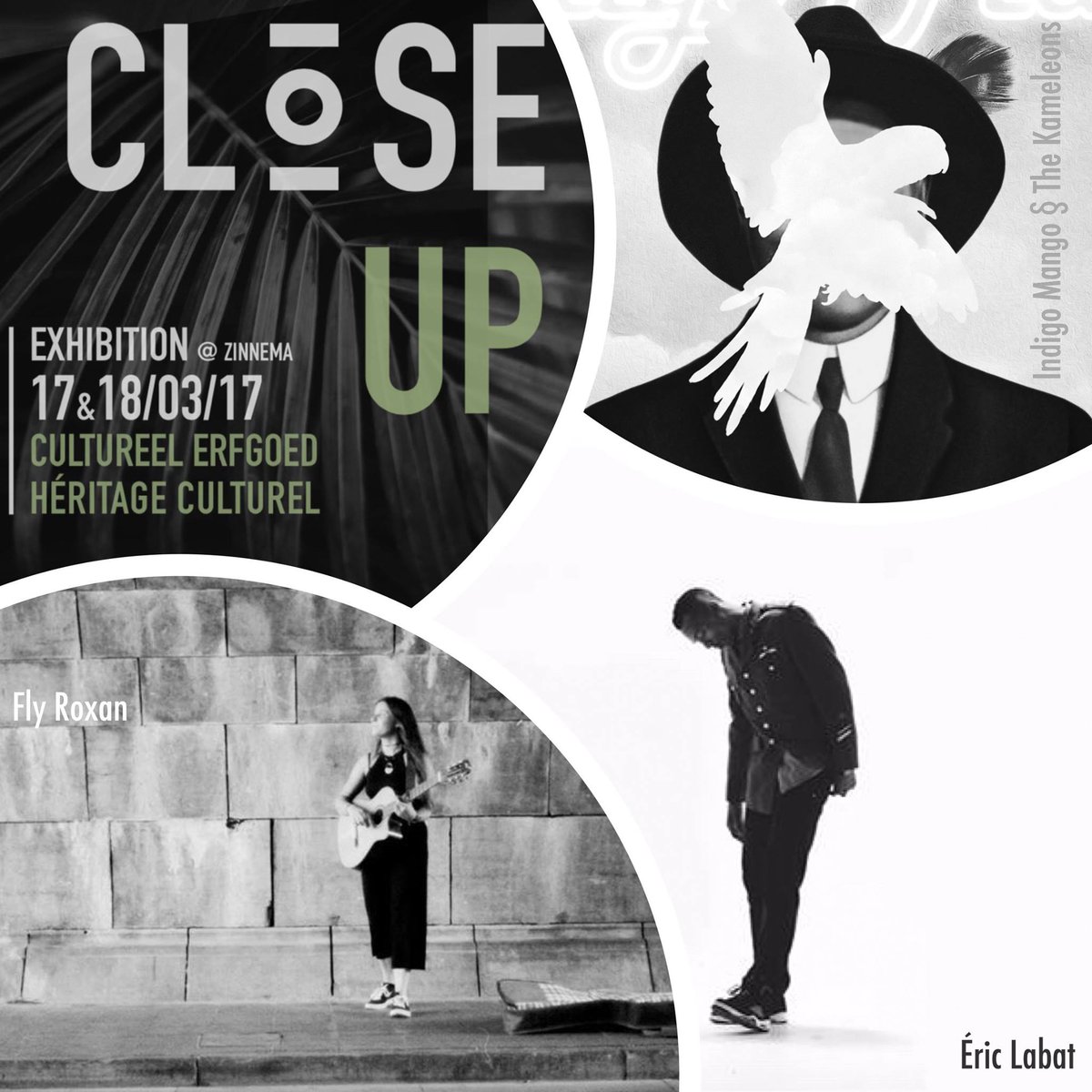 #CloseUp @Zinnema dit / ce weekend! Art // Music // Food &amp; more....
facebook.com/events/1856111…
youtube.com/watch?v=GOqHgW…