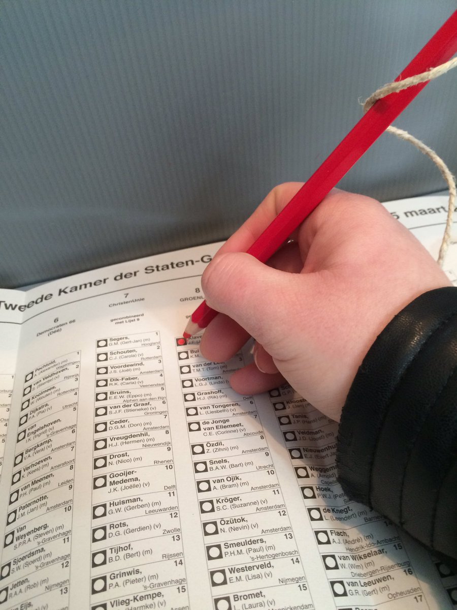 _Alina's tweet image. Plicht van vandaag ook weer gedaan. #stemgroenlinks