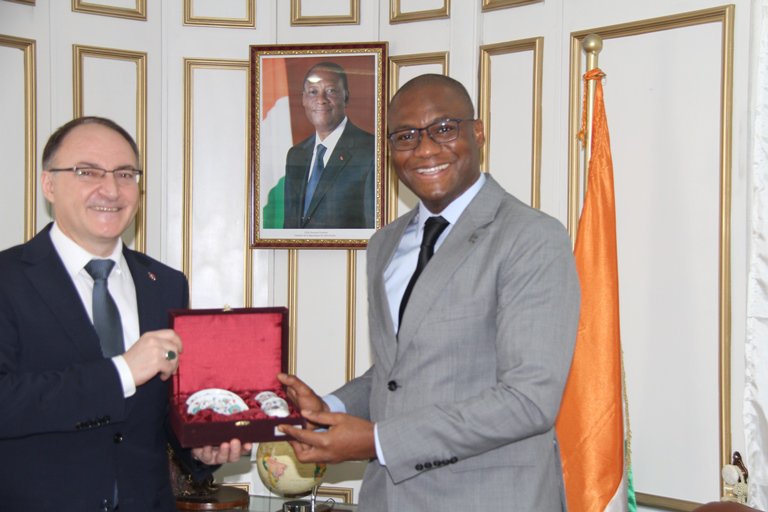 SidiTToure's tweet photo. #EmploiDirect Audience avec M Mehmet Ali ÖZKAN Pdt de #AMSEP. La Conférence internationale de l'AMSEP a lieu ce 15 mars à la Primature🇨🇮 https://t.co/GtJzk7e0N2