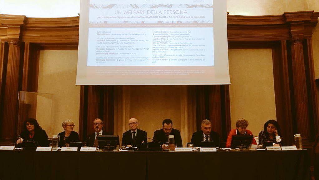 "Dobbiamo impegnarci tutti per offrire più opportunità ai giovani. La lezione di #MarcoBiagi è ancora attuale" - VP Lavoro Maurizio Stirpe