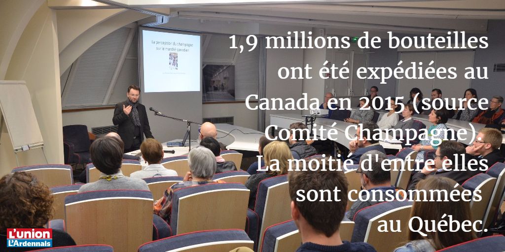 ClaireHohweyer's tweet image. Retour sur la conférence &quot;Champagne au Canada&quot; par @MonsieurBulles Ce soir, 2e conf. sur #champagne et #porto lunion.fr/20658/article/…