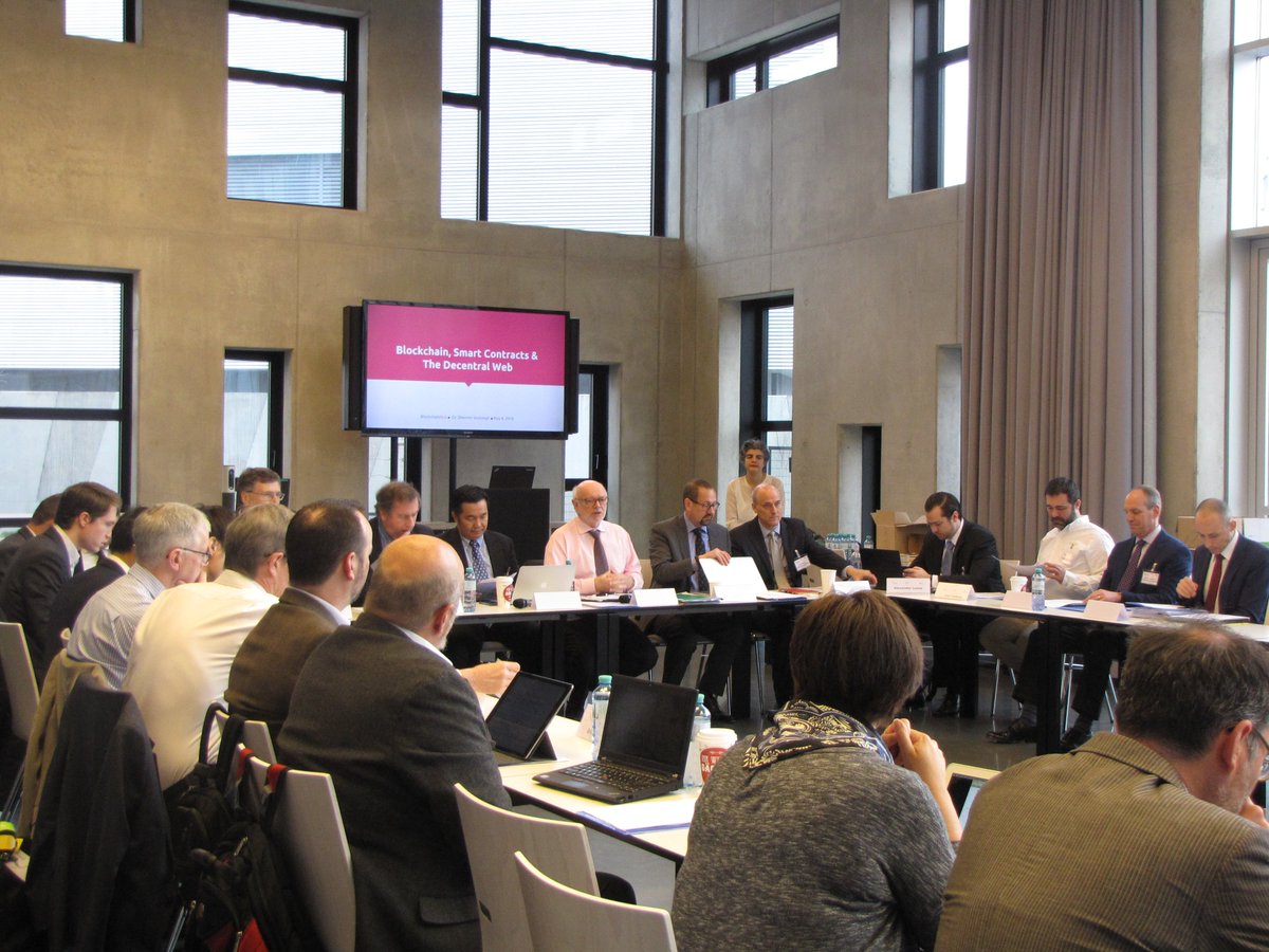 JP_Owens's tweet photo. 60 #Taxadmin, business and #Blockchain advocates get together to discuss how this distributive tech could transform operation of tax admin. https://t.co/rpOK7isYMQ