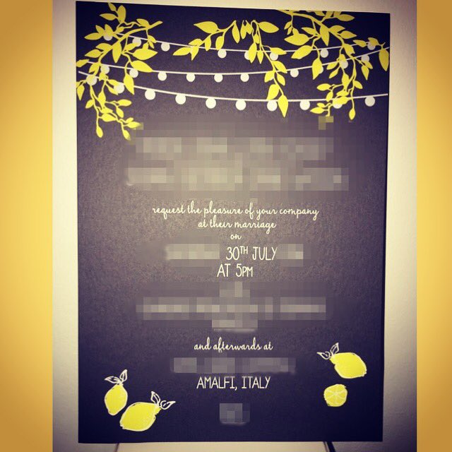 IntercityComms's tweet photo. Wedding Invitations #printers #printing #bridetobe #brideof2017 #bridesmaids #intercitycomms #lemons #italy #amalfi #sorrento #weddinginvite https://t.co/JzpByuTbAF