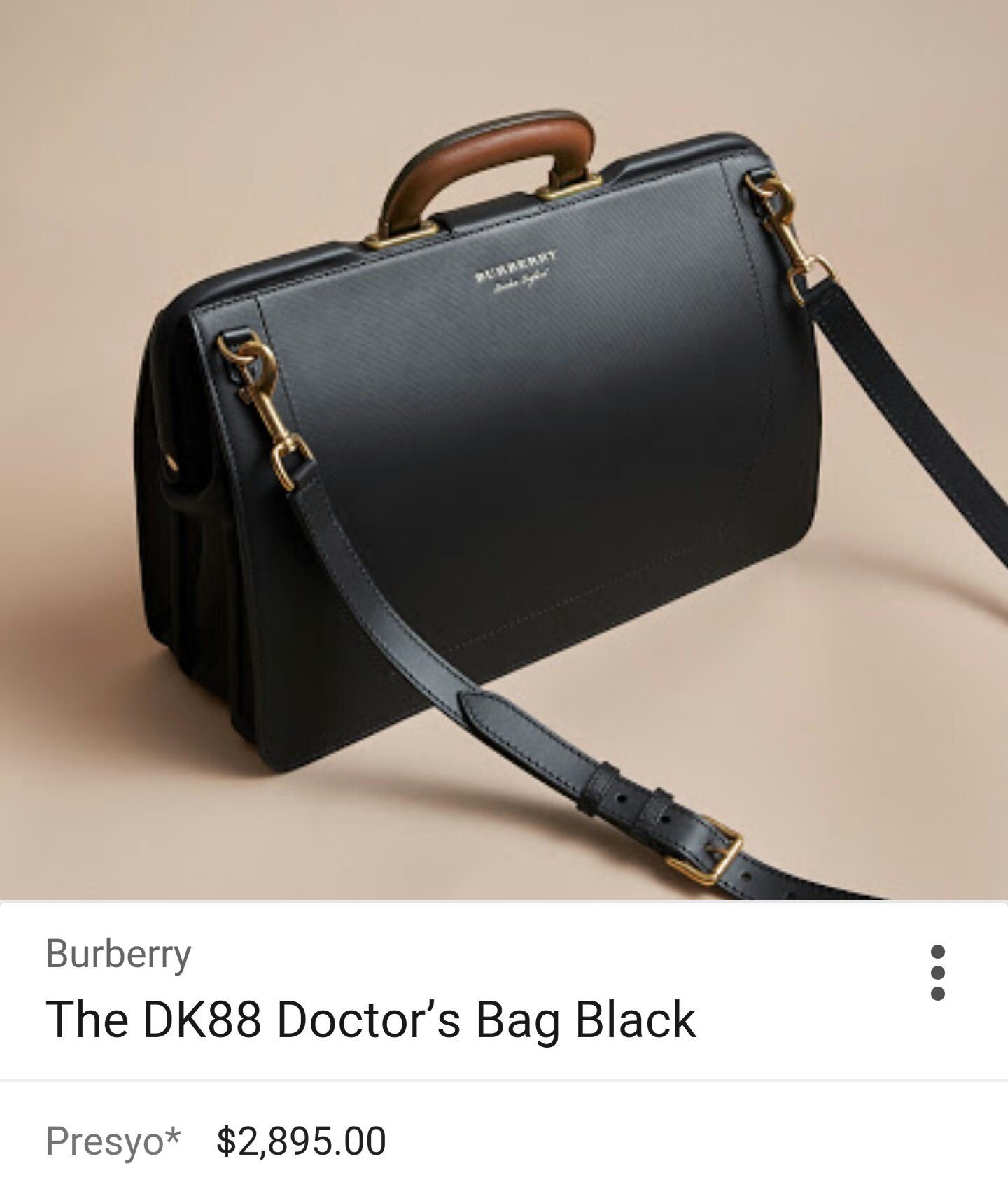 Størrelse Desværre Så hurtigt som en flash Aℓℓ About #EXO on Twitter: "Jongin is using Burberry's DK88 Doctor's Bag  which costs $2,895 https://t.co/ZqJtbnnVwK" / Twitter