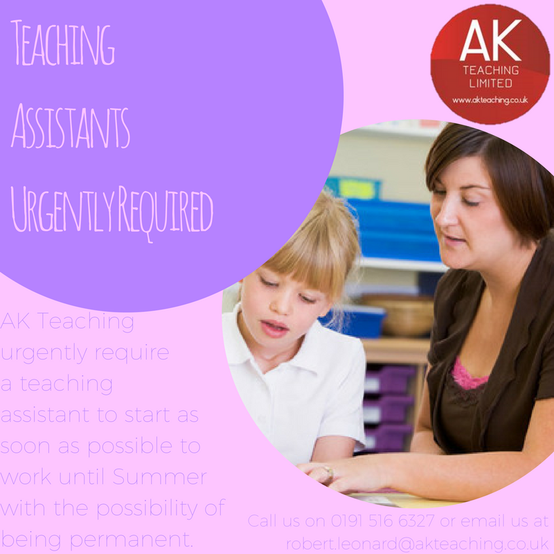 #northeastjobs #northeast #jobs #sunderland #newcastle #recruitment #education #teacher #teaching #teachingassistant