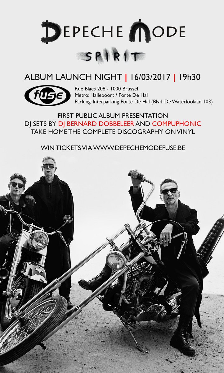 CompuphonicMax's tweet image. Sounds good ! Plays tomorrow with @bernarddobbs @fusebrussels for the @depechemode album launch night.