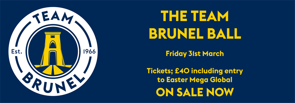 Not long left to get your ticket! Come join us for fun, food, and celebration to end the term on a bang brunelstudents.com/ents/event/272… #TeamBrunel
