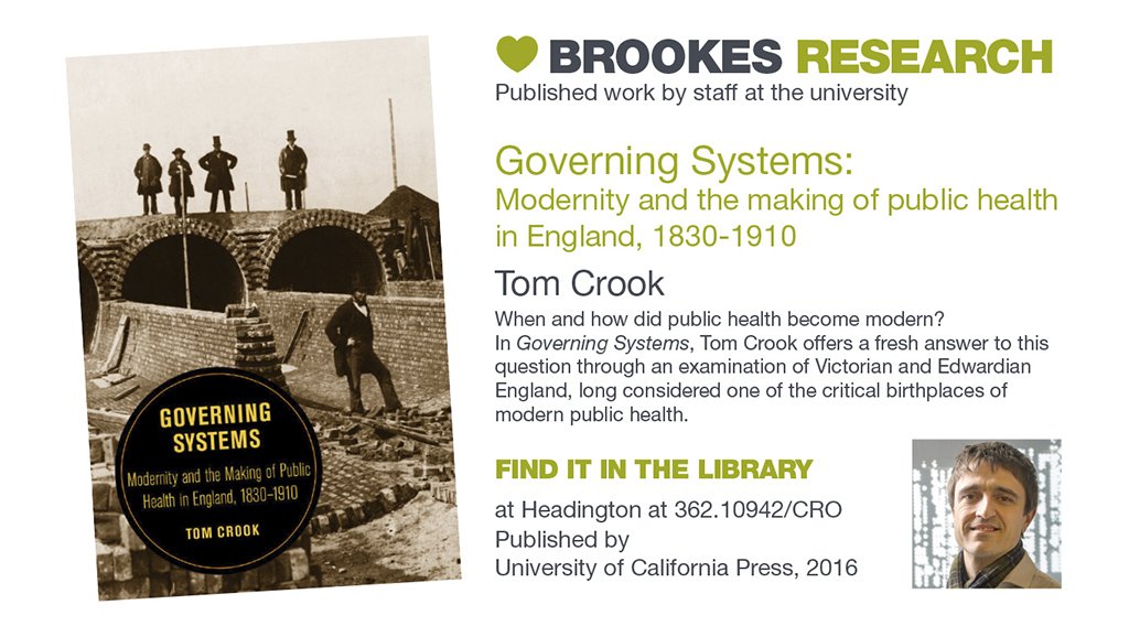 We're highlighting some of the work by Oxford Brookes staff in our collections, including this book by @crookedhistory