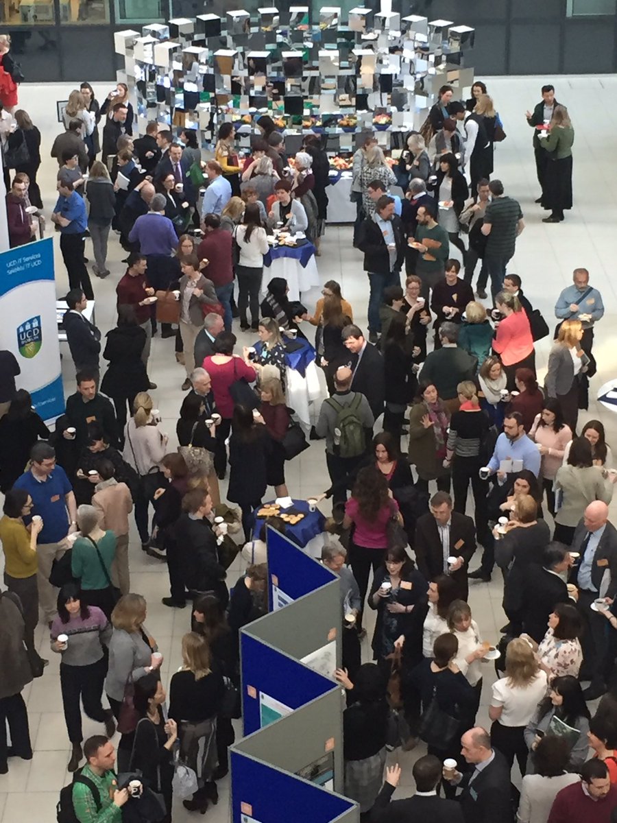 UCDWorkSmart's tweet photo. Smashing turn-out for #WST2017 here in @ucddublin - next up, sessions on Agile, IDs, Students, Conversations &amp; Analytics! 🤓 https://t.co/qaUKob2bZ0