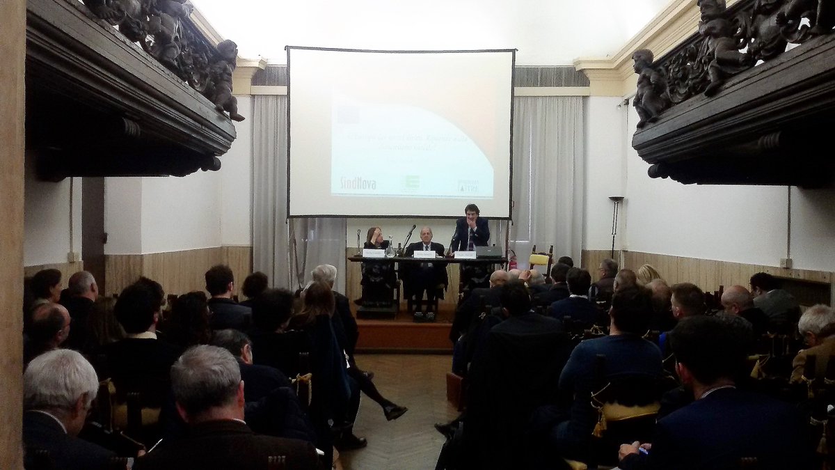 Sindnova's tweet photo. @Sindnova ringrazia tutti per la viva partecipazione al seminario su "l'Europa dei nostri diritti. Ripartire dalla dimensione sociale!" https://t.co/1MMLNHFyL0