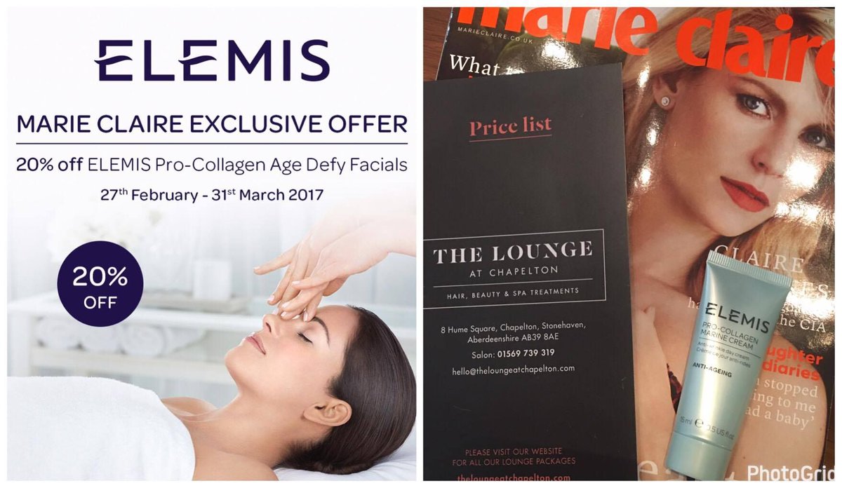 2019 year - 20 off an Elemis facial 2019 year