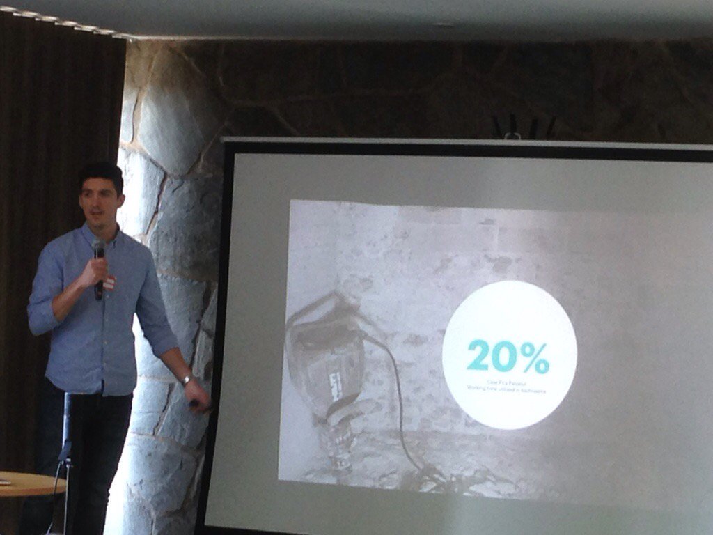 wearefira's tweet photo. Urban Starters in full swing @ Maria01! #sitedrive pitching a scheduling software for construction #buildingmovement https://t.co/awFlQYf4mh