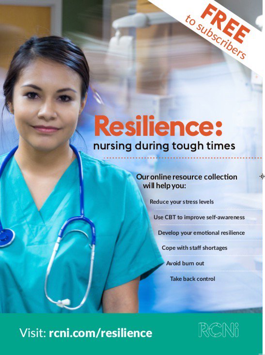 NurseStandard's tweet photo. Stressed? Have you seen our Resilience Resource Pack? Go to https://t.co/D7wZlApr8E https://t.co/4fkX0tSkec