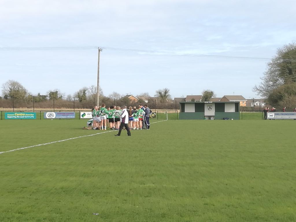 News_St_Marys_B's tweet photo. It's the U19 Leinster Gaelic Football Final in St. Pat's #GAA Club Stamullen. St. Mary's v O Carolan College. Come on St. Mary's @Hill16Army https://t.co/U1idpYnIf8