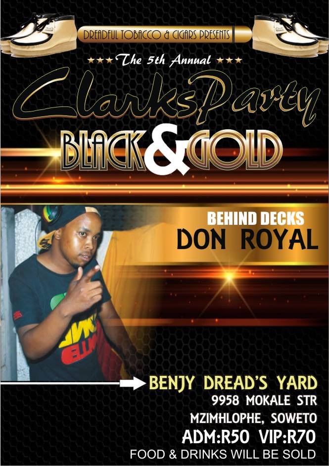 DonpowerInt's tweet photo. Catch Don Royal this coming Saturday at Clarks Party 2017 Soweto https://t.co/afMm5wkP12