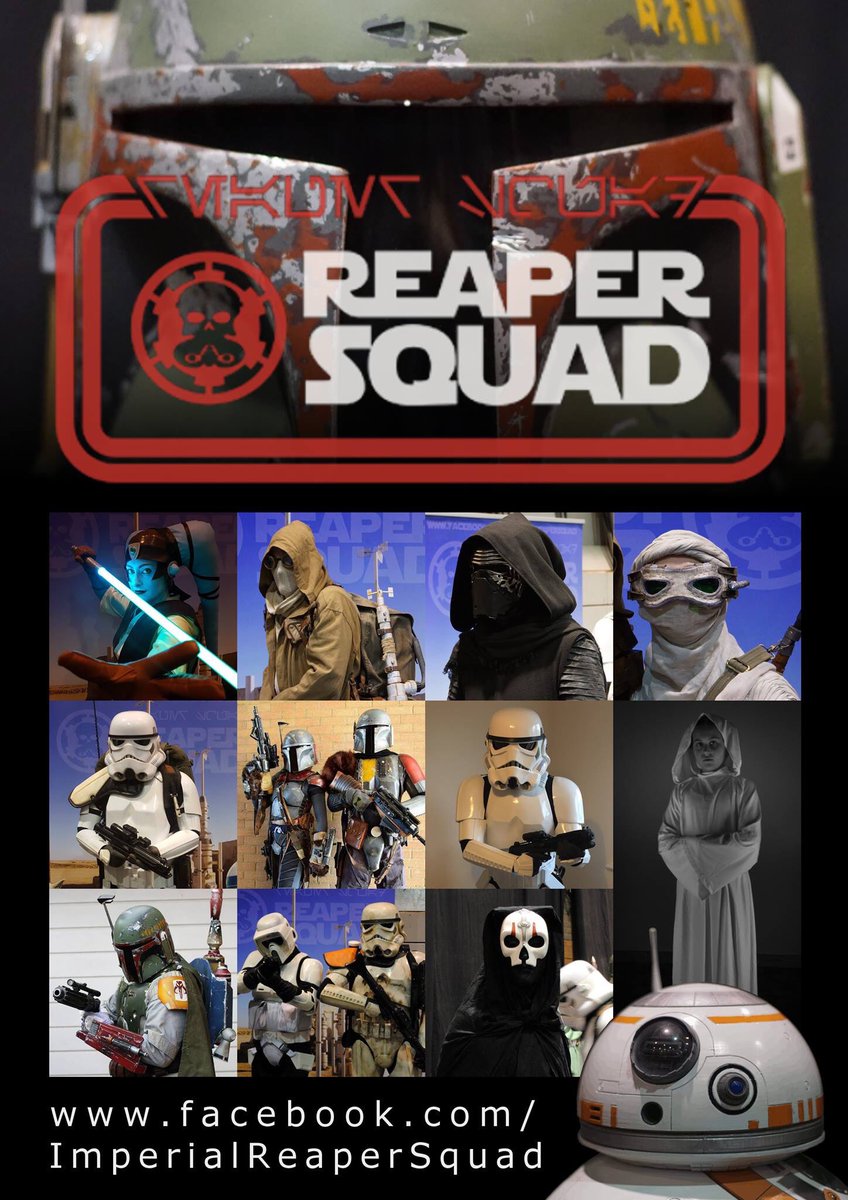 Check out #imperialreapersquad for all your #starwars costuming needs. Family friendly &amp; #morethanjustastarwarscostuminggroup