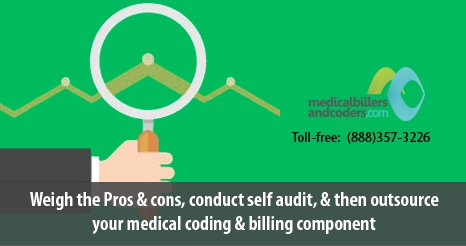 Weigh the pros & cons and then #outsourcemedicalcoding&billing to #ensurecompliance and profitability goo.gl/DdmnE6 #MBC